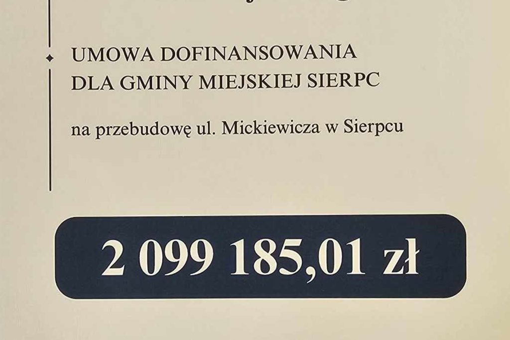 489026970_1207682574052597_2999742045371719465_n-1024x683 Dofinansowanie na remont ul. Mickiewicza